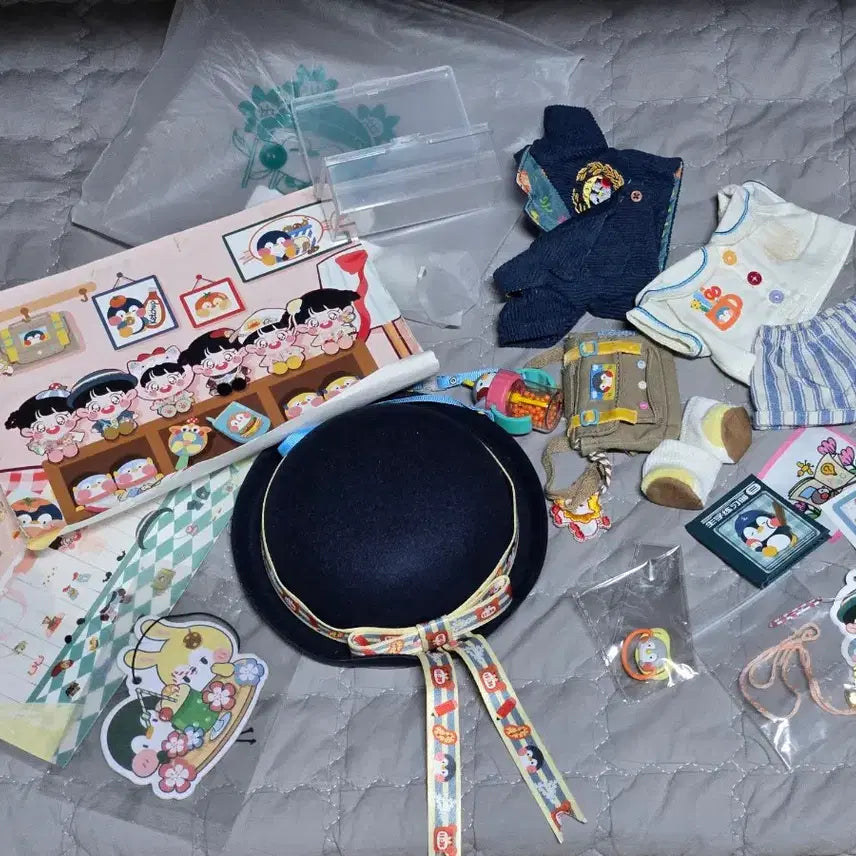[BUNJANG] 20cm Doll Clothes "Wangwang Cookie Kindergarten" Set / 왕왕쿠키 유치원 솜인형 옷 20cm