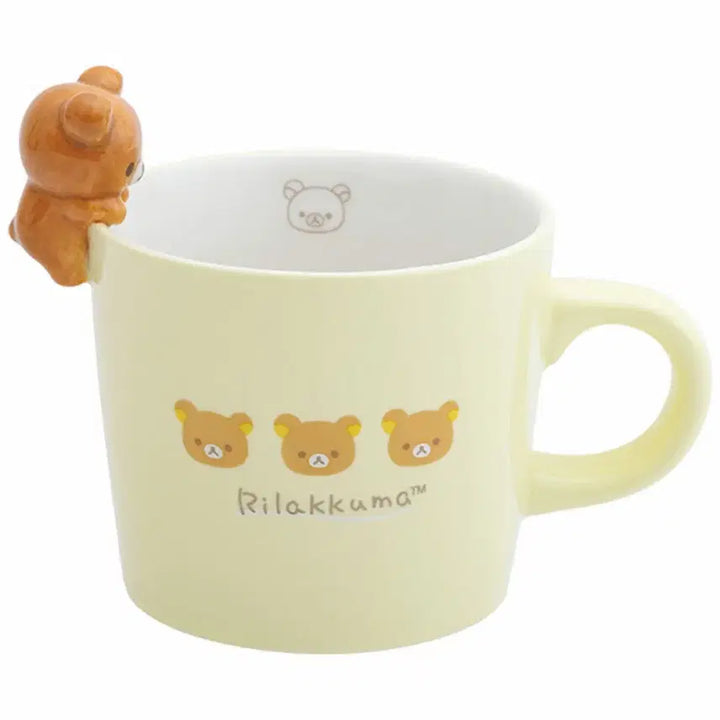 [BUNJANG] Rilakkuma Mascot Hanging Mug Cup / 리락쿠마 마스코트 캐릭터 매달려있는 머그컵