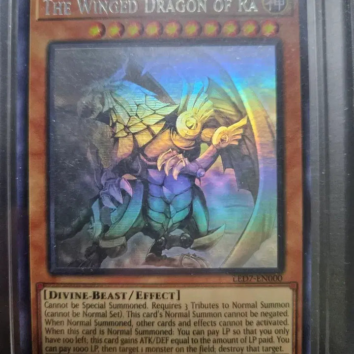 [BUNJANG] Yu-Gi-Oh! The Winged Dragon of Ra Ghost Rare English Version Card / 유희왕 라의 익신룡 고스트 레어 판매합니다!