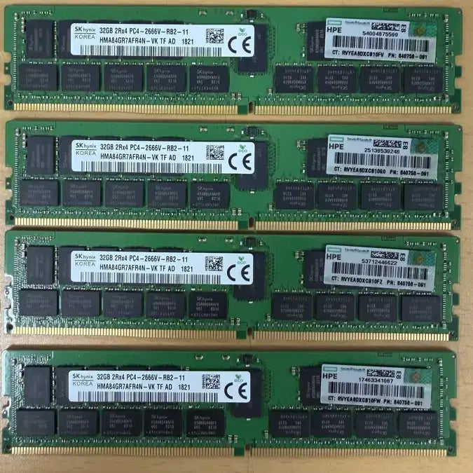 [BUNJANG] Hynix 32GB DDR4 2666V ECC Server RAM Memory / 서버용 하이닉스 32GB DDR4 2666V ECC 램 메모리 Ram