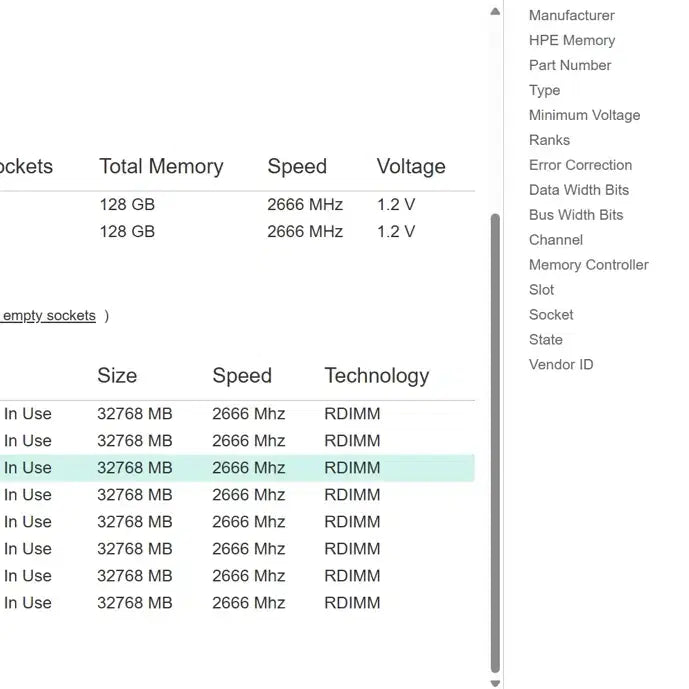 [BUNJANG] Hynix 32GB DDR4 2666V ECC Server RAM Memory / 서버용 하이닉스 32GB DDR4 2666V ECC 램 메모리 Ram