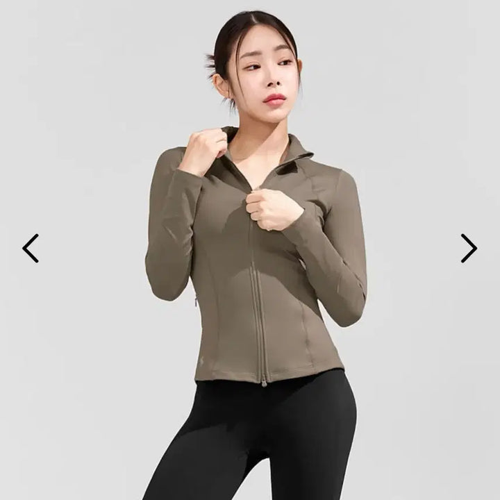 [BUNJANG] XEXYMIX Gelato Intention Slim Fit Zip-Up Jacket Timberwolf L / 젝시믹스 젤라 인텐션 슬림핏 집업 자켓 팀버울프 L 제시믹스