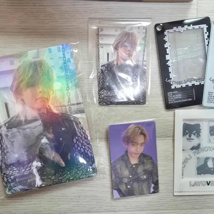 [BUNJANG] BTS V Layover Weverse POB Photocard + Bundle Set (Blue/Green/Purple) / 방탄소년단 뷔 레이오버 위버스 특전 포카+앨범3개 일괄