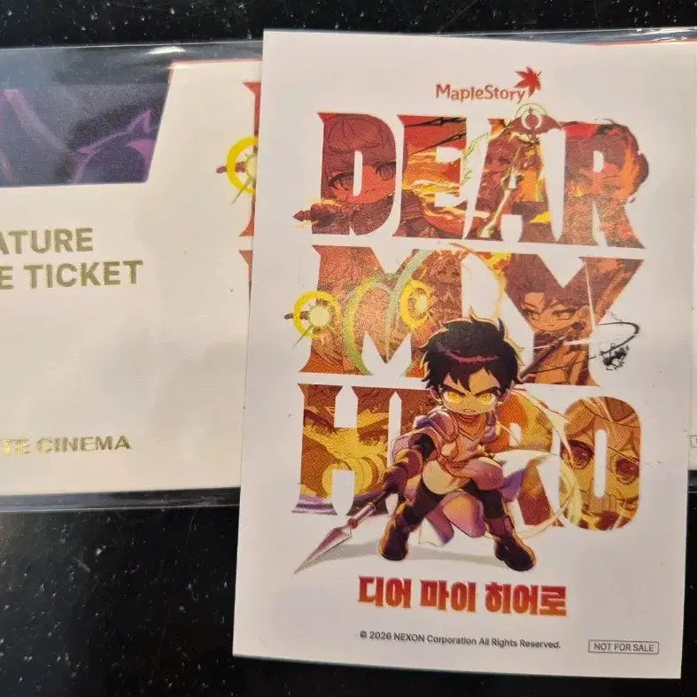 [BUNJANG] Dear My Hero Movie Ticket POB / 디어마이히어로 무비티켓특전+쿠폰