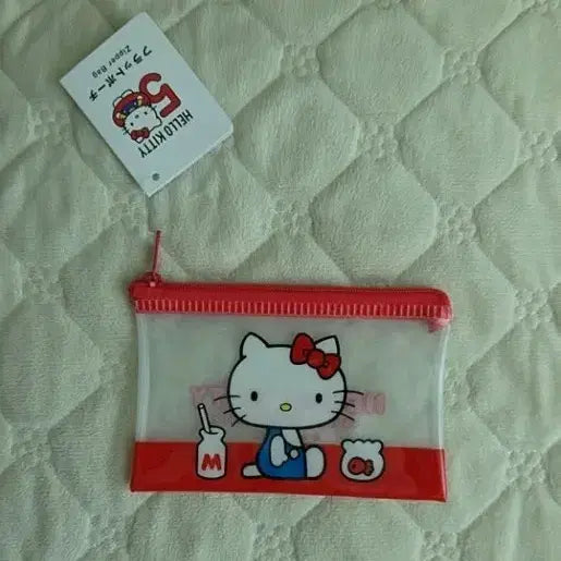 [BUNJANG] Sanrio Hello Kitty 50th Anniversary Fishbowl Pouch / [정품] 산리오 헬로키티 50주년 어항 파우치