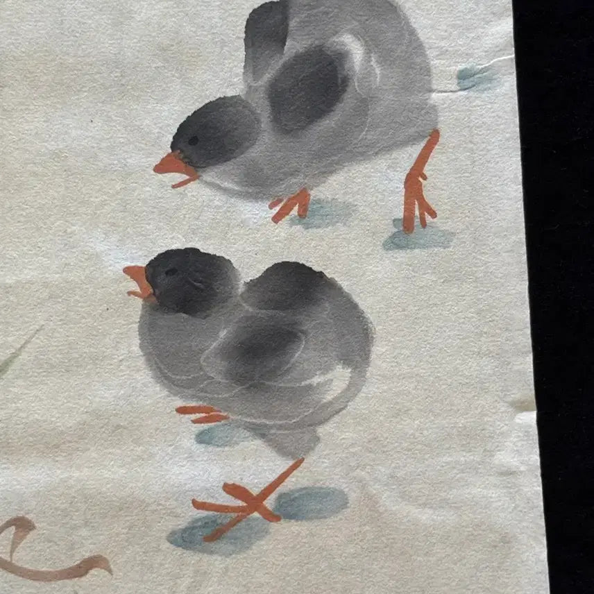 [BUNJANG] Qi Baishi Flower and Bird Painting Antique Collectible / 제백석 치바이스 영모화 화조도 육필 그림 (17) 고화 골동품 수집품