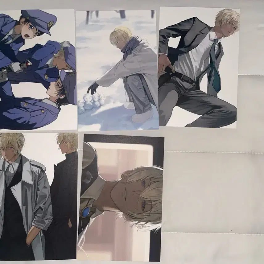 [BUNJANG] Detective Conan Amuro Tooru Postcard Bundle / 명탐정코난 코난 이레님 후루야 아무로 엽서 일괄