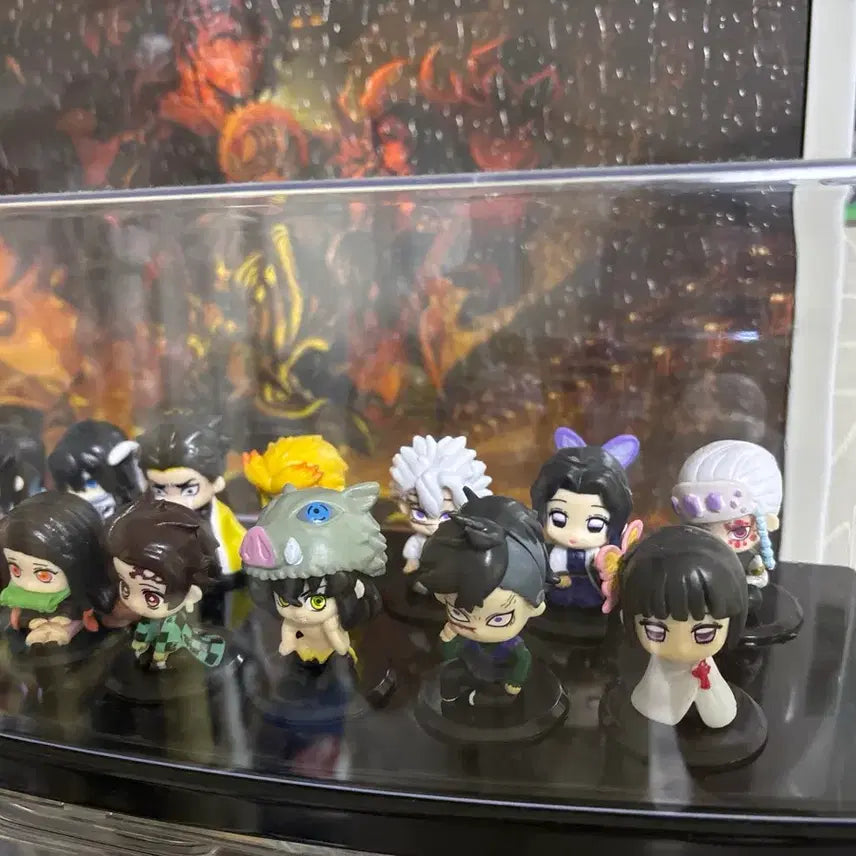 [BUNJANG] Demon Slayer Mini Figures Set (15 types) / [일괄판매] 귀멸의칼날 미니 피규어 15종