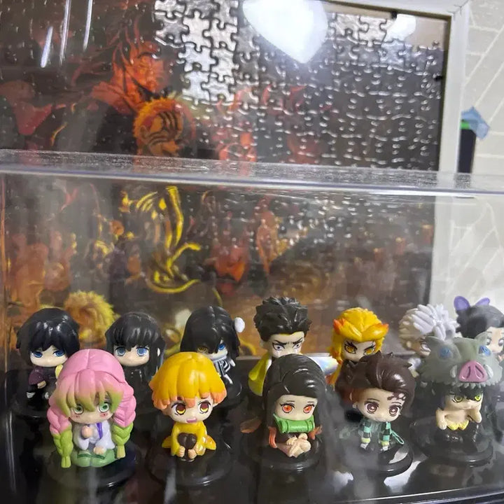 [BUNJANG] Demon Slayer Mini Figures Set (15 types) / [일괄판매] 귀멸의칼날 미니 피규어 15종