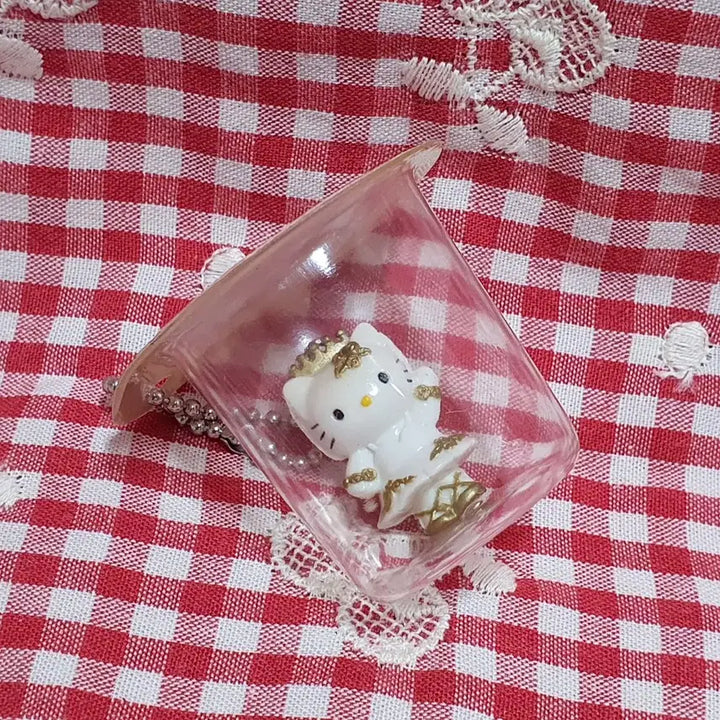 [BUNJANG] Classic Sanrio Kitty Capsule Keyring Strap / 고전 산리오 키티 캡슐 키링 스트랩