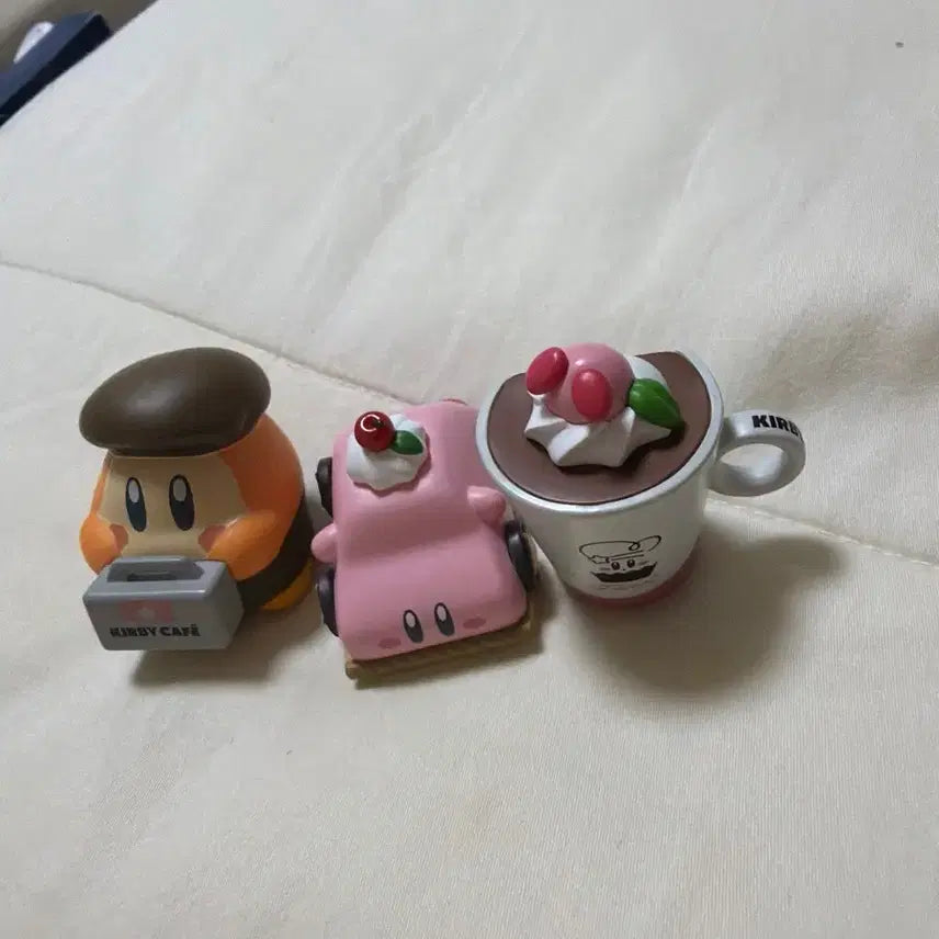 [BUNJANG] Kirby Cafe Figure 3 Types (No Box) / 커비카페 피규어 3종 박스없음