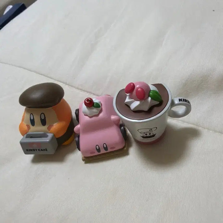 [BUNJANG] Kirby Cafe Figure 3 Types (No Box) / 커비카페 피규어 3종 박스없음