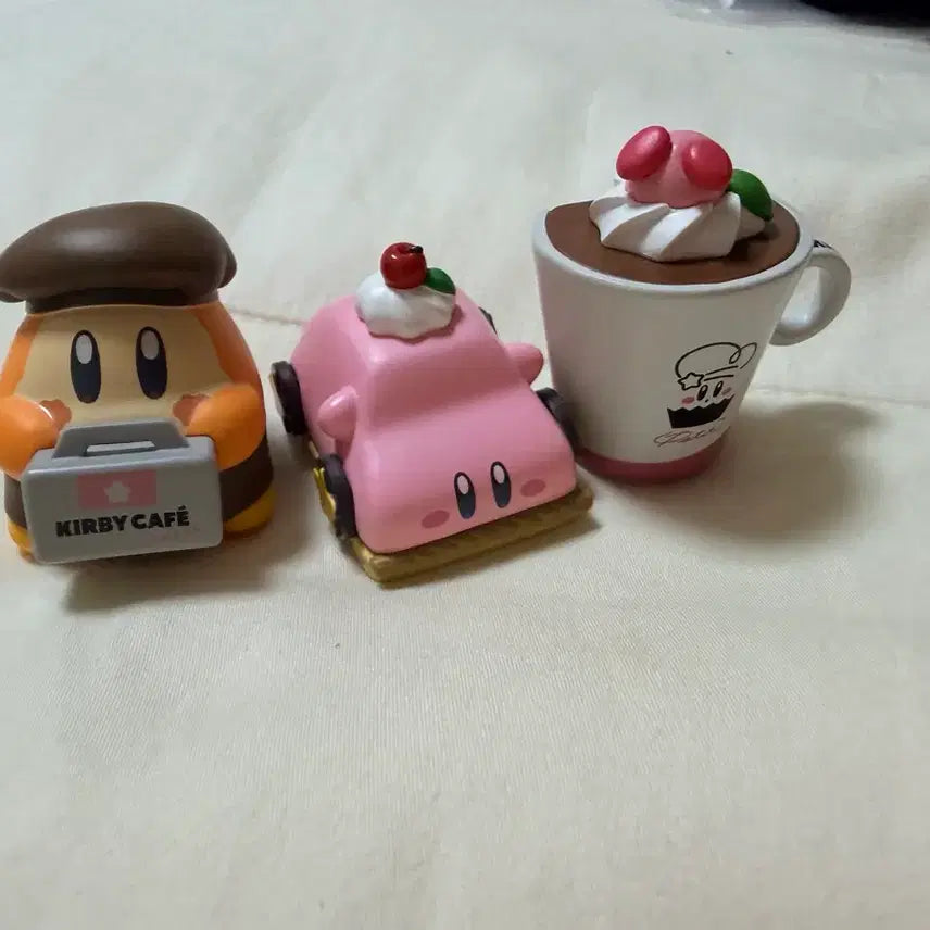 [BUNJANG] Kirby Cafe Figure 3 Types (No Box) / 커비카페 피규어 3종 박스없음