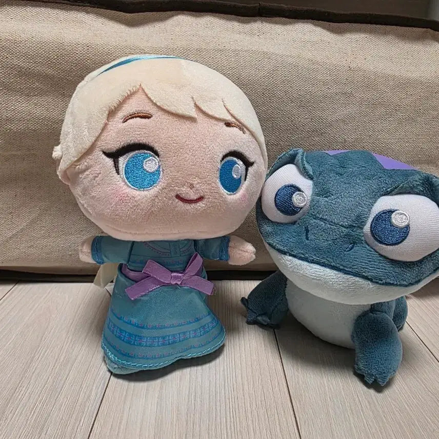 [BUNJANG] Sega Frozen 2 Elsa &amp; Bruni Extra Plush Set / 세가 겨울왕국 2 MOIPON 엑스트라 엘사, 브루니 인형