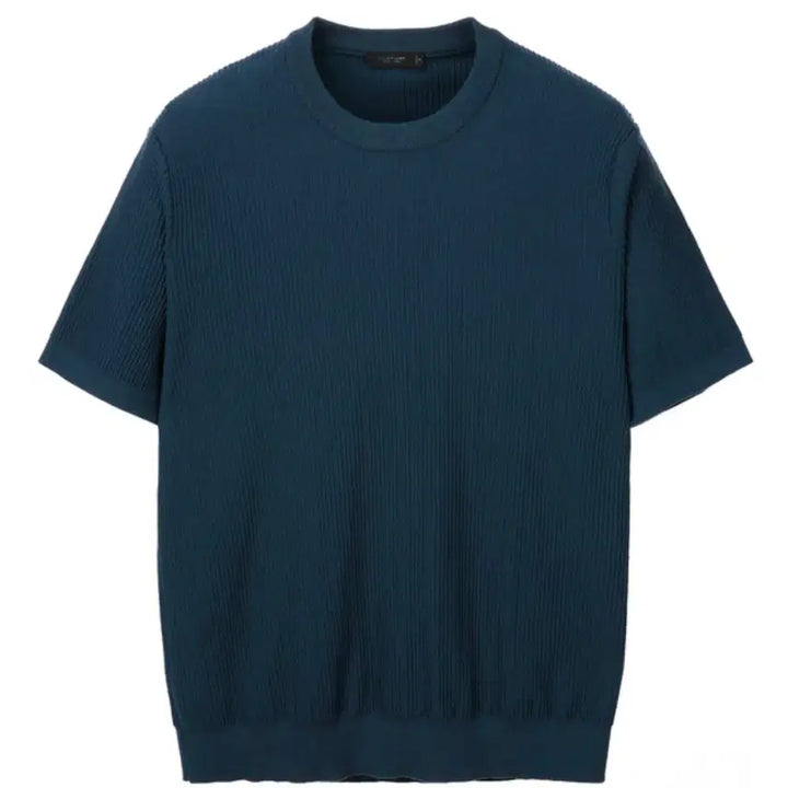 [BUNJANG] JILLSTUART NEW YORK Cool Touch Vertical Ribbed Short Sleeve Knit XL / 질스튜어트 뉴욕 쿨터치 세로조직 반팔니트 XL