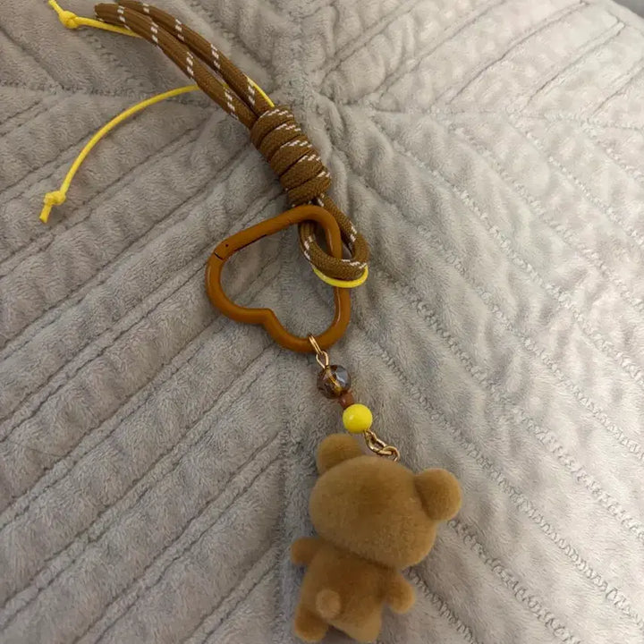 [BUNJANG] Rilakkuma Bear Charm Keychain / 리락쿠마 키링 곰돌이 열쇠고리