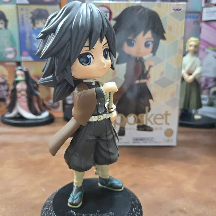 [BUNJANG] Demon Slayer: Kimetsu no Yaiba - Kyojuro Rengoku Q posket Figure (Opened) / 귀멸의칼날 귀칼 개봉 피규어 큐포스켓 기유