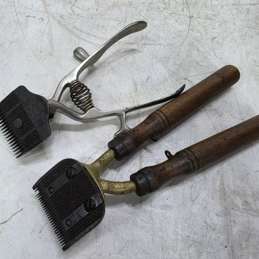 [BUNJANG] Vintage Manual Hair Clippers (Set of 2) / 바리깡 이발기