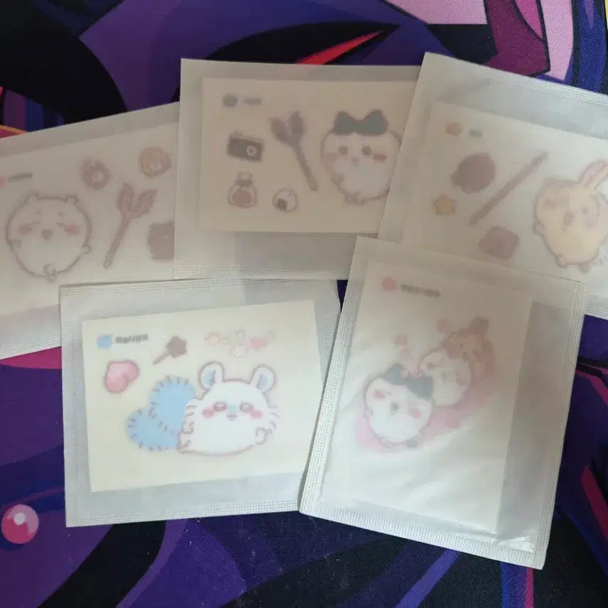 [BUNJANG] Cheeky Chikawa Big Stickers Bundle Set (Sealed) / 올리브영 치이카와 먼작귀 빅띠부씰 일괄판매합니다