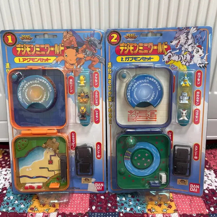 [BUNJANG] Digimon Mini World Figures Set 1 &amp; 2 Bundle / 고전 디지몬 미니월드 피규어 1,2 일괄