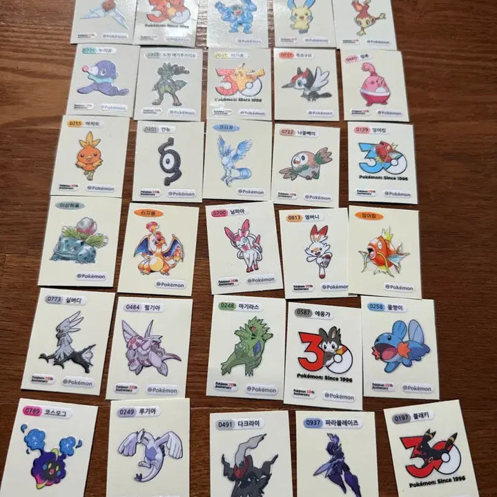 [BUNJANG] Pokemon Stickers (82 pcs) / 포켓몬스티커 87장 팔아요