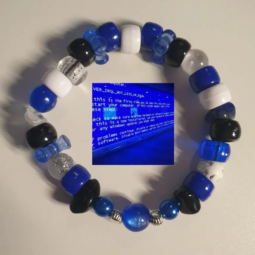 [SOLD OUT] 사이버코어 cybercore 비즈팔찌