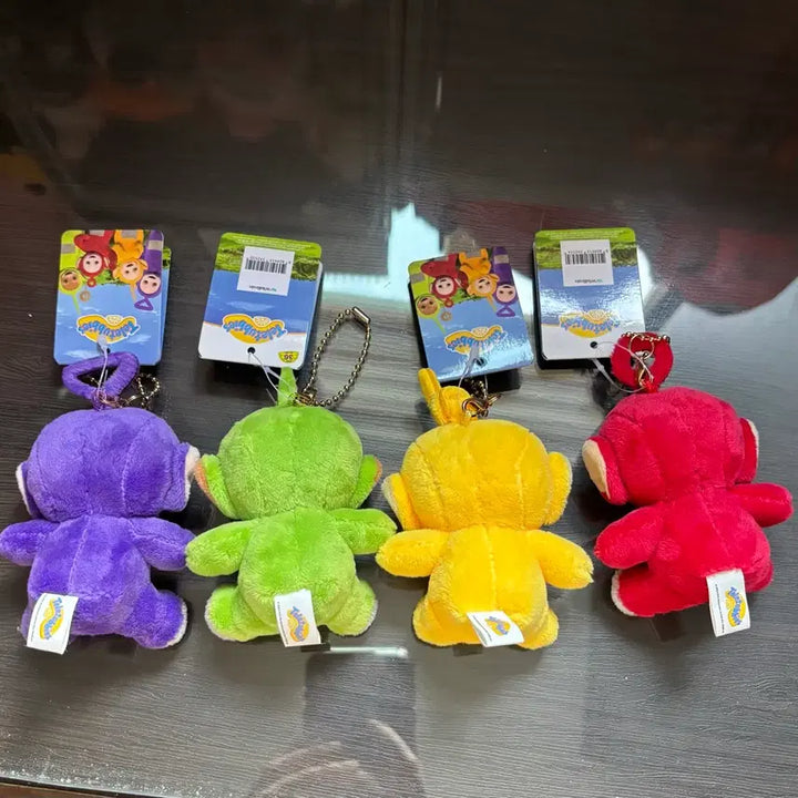 [BUNJANG] Teletubbies Po Laa-Laa Tinky Winky Dipsy Doll Keyring Bundle Set / 일괄) 텔레토비 보라돌이 뚜비 나나 뽀 인형 키링