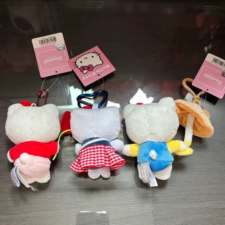 [BUNJANG] Sanrio Hello Kitty Balloon Plush Keychain Bundle Set / 일괄) 산리오 헬로키티 안경 풍선 인형 키링