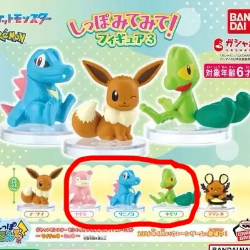 [BUNJANG] Pokemon Korisu Riolu Grooky Yamper Bundle / 포켓몬 꼬리즈 가챠 리아코 나무지기 야돈 일괄