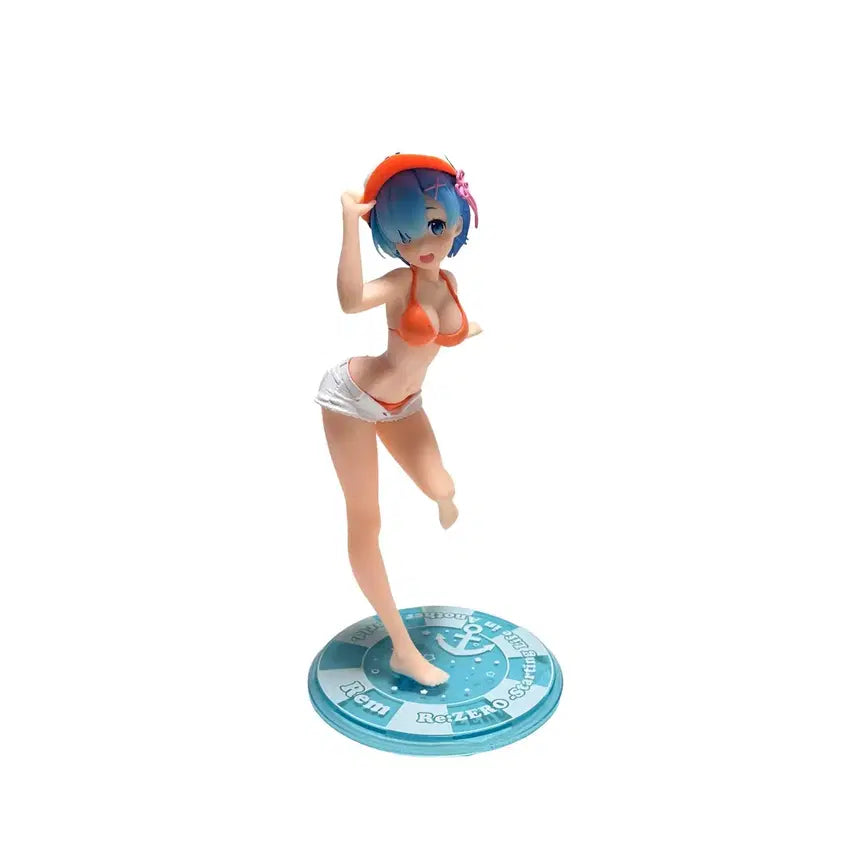 [BUNJANG] Re:Zero Rem Swimsuit Bikini Figure / 리제로 렘 수영복 비키니 미소녀 피규어