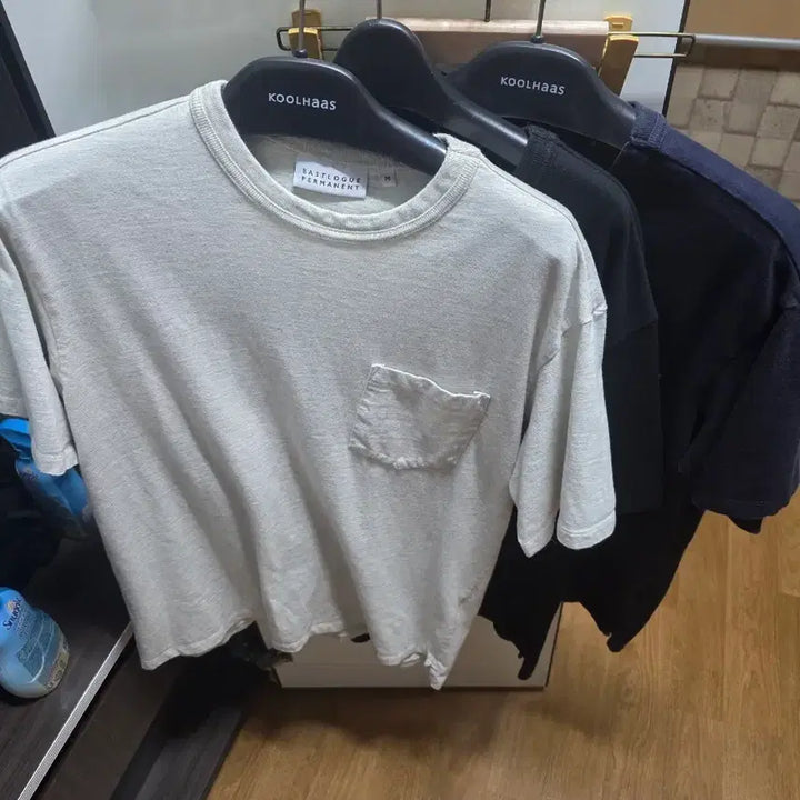 [BUNJANG] Eastlogg Pocket Basic T-Shirt / 이스트로그 티 2종 M(100) 일괄