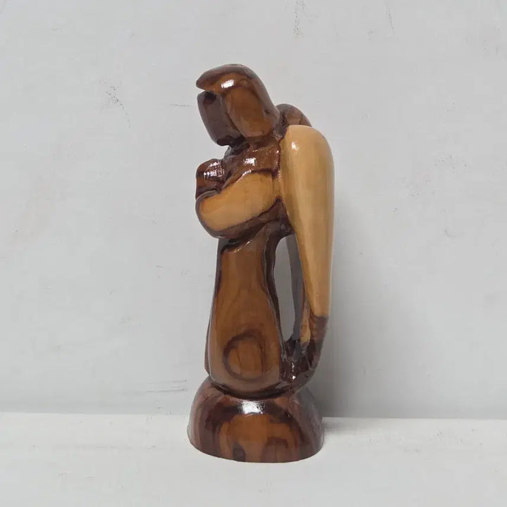 [BUNJANG] Bethlehem Olive Wood Angel Catholic Cross / 베들레헴 올리브나무 천사 성물 가톨릭 십자가