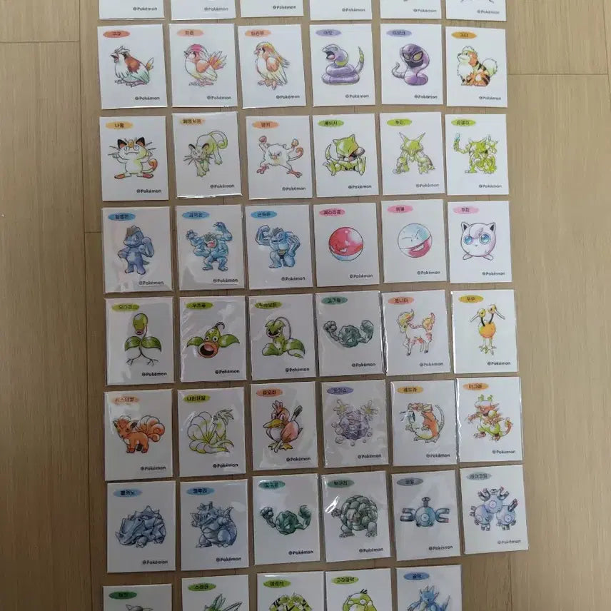 [BUNJANG] Pokemon Artwork Sticker Trading / 포켓몬 아트워크 띠부씰 교환 하실분