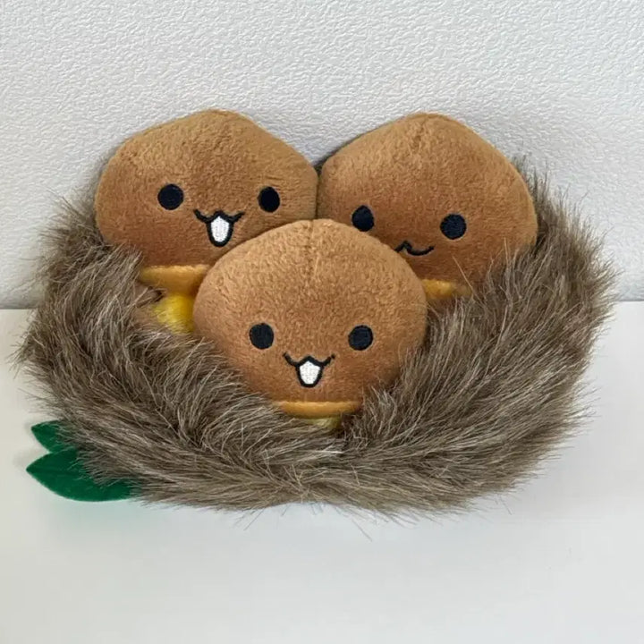 [BUNJANG] Rare Vintage Amaguri-chan Chestnut Trio / 희귀 레어한 고전 아마구리짱 밤톨 삼총사