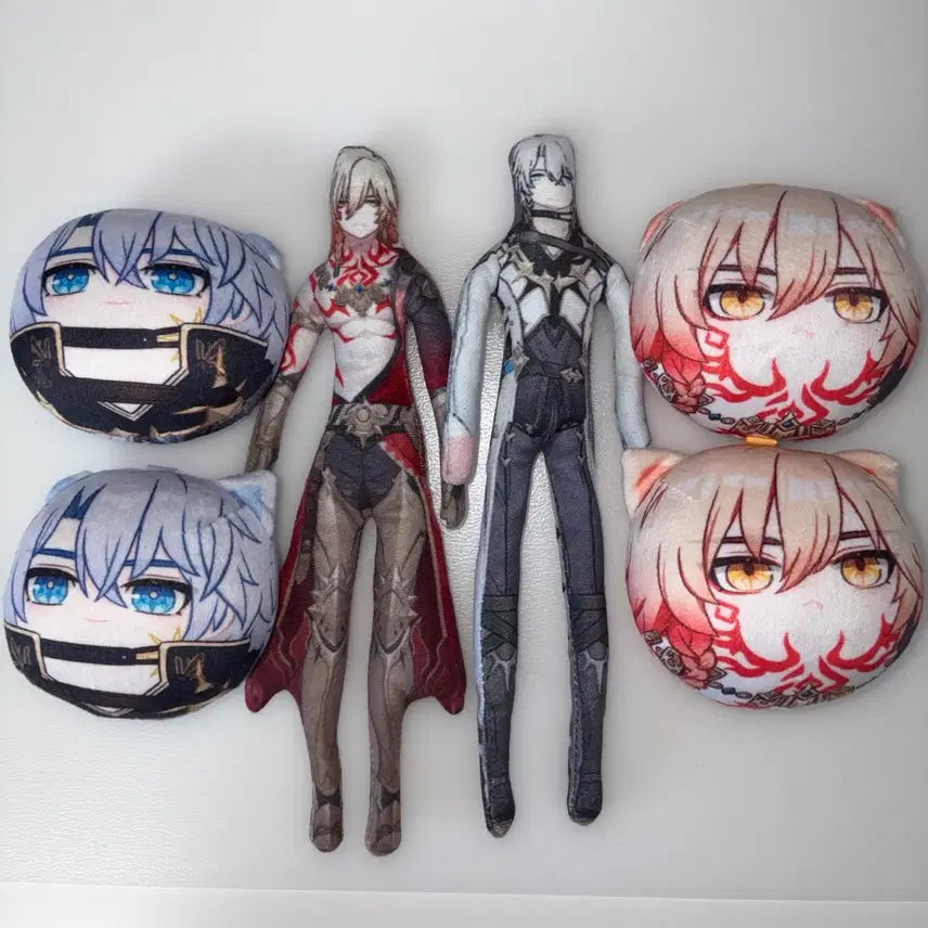 [BUNJANG] Honkai: Star Rail Paimon My Day Plush Bundle (Dango &amp; Wire Figure) / 스타레일 파이논 마이데이 굿즈 일괄 (경단, 철사 인형)