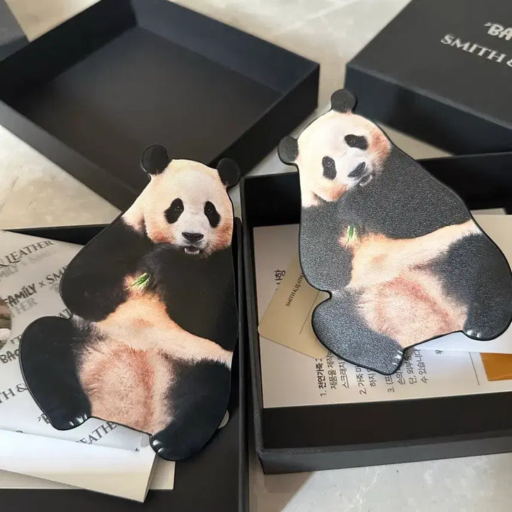 [BUNJANG] FuBao Bao Family Luggage Tag Bundle (Set of 2) / 푸바오 스미스앤레더 바오패밀리 러기지택 2개 일괄
