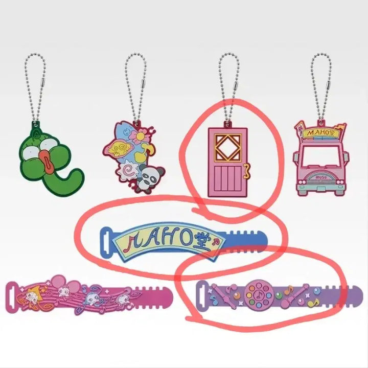 [BUNJANG] Ojamajo Doremi Kurur Horn Pen &amp; Keychain &amp; Memo Pad Set (Sealed) / [꼬마마법사 레미] B상 쿠루루호른 볼펜 + 하위상 (미개봉)