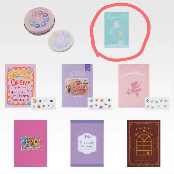 [BUNJANG] Ojamajo Doremi Kurur Horn Pen &amp; Keychain &amp; Memo Pad Set (Sealed) / [꼬마마법사 레미] B상 쿠루루호른 볼펜 + 하위상 (미개봉)