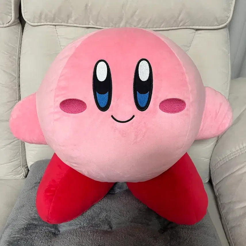 [BUNJANG] Kirby Large Standing Plush Toy 33cm / 별의 커비 인형 커비 대형인형 커비스탠딩 33cm 커비인형