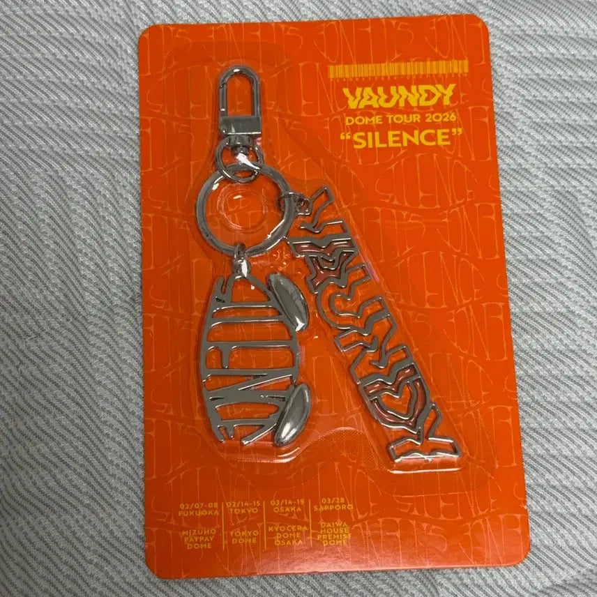 [BUNJANG] VAUNDY Dome Tour 2026 "SILENCE" Keychain / VAUNDY 돔 투어 2026 "SILENCE" 키링