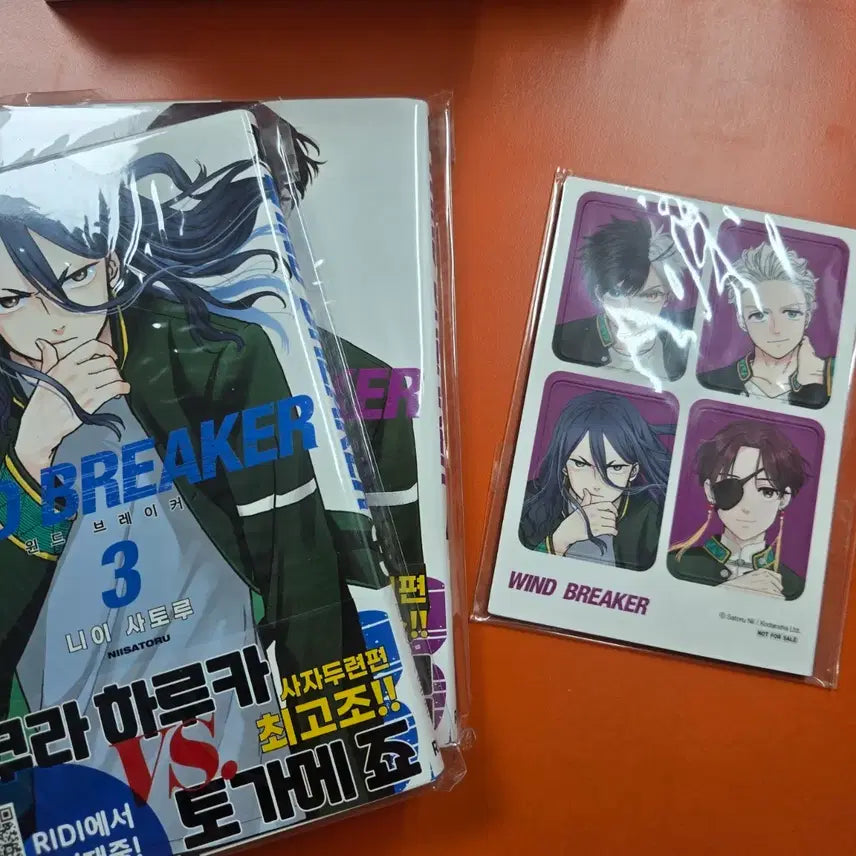 [BUNJANG] Wind Breaker Vol. 3 &amp; 4 Set (with Bonus) / 윈브레 3,4권 (특전포함)