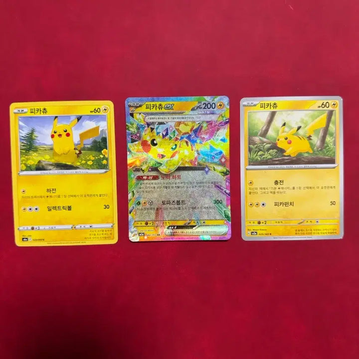 [BUNJANG] Pokemon Card Bundle Set (3 Types, Incl. 151, Terastal) / 귀여운 포켓몬 카드 3종 일괄 (151, 테라스탈 등)