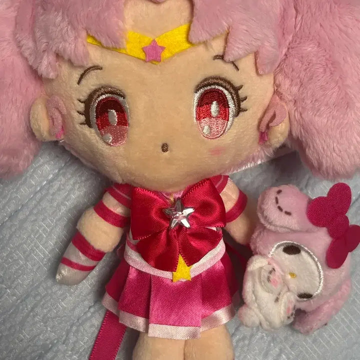 [BUNJANG] Sailor Moon My Melody Collaboration Doll Keychain / 세일러문 마이멜로디 콜라보 인형 키링
