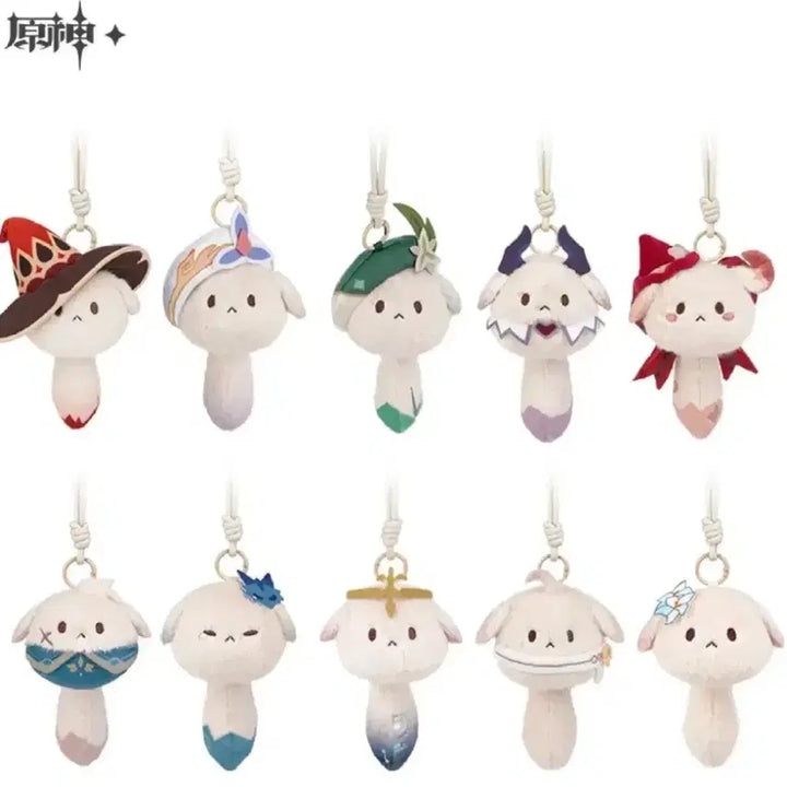 [BUNJANG] Genshin Impact Klee Dodoco Plush Keychain Split Set / 원신 도도코 인형 분철합니다!