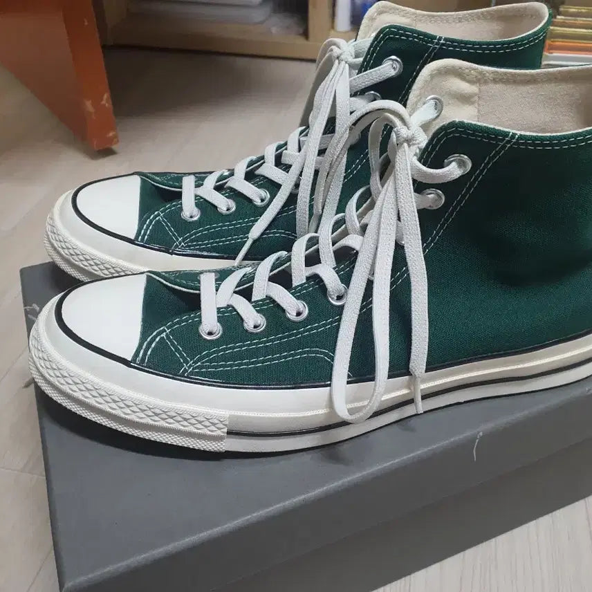 [BUNJANG] Converse Chuck 70 High Midnight Clover Size 290 / 컨버스 척70 하이 미드나잇 클로버 290