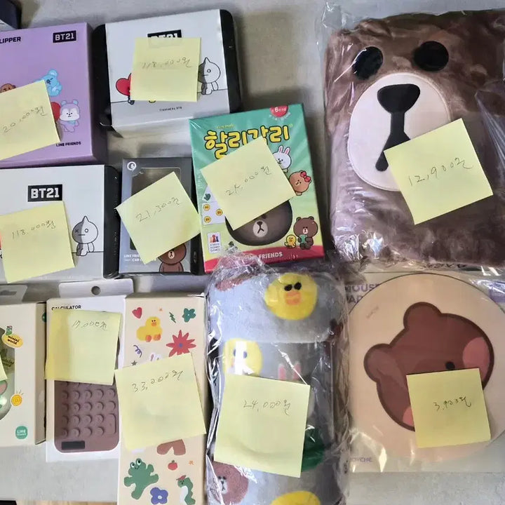 [BUNJANG] BTS x LINE Friends BT21 Collaboration 11-Item Bundle Set (Sealed) / [새상품 미개봉 희귀템] BTS 와 라인프렌즈의 콜라보 굿즈 11종모음