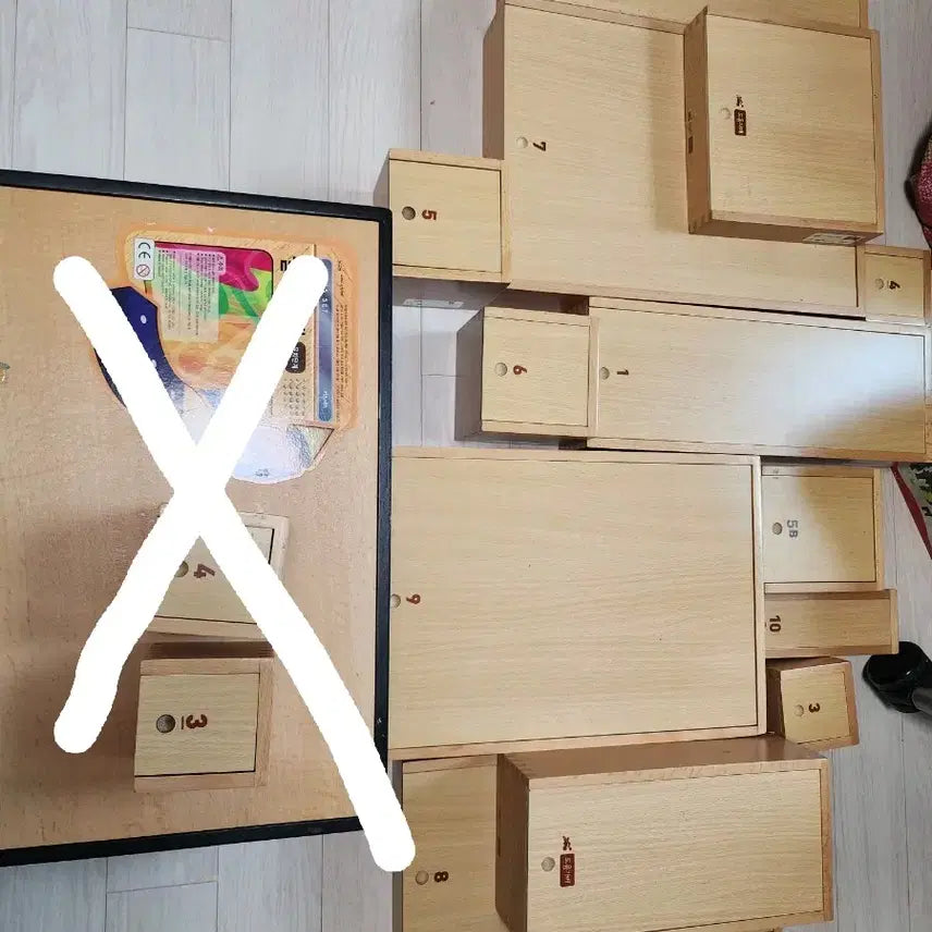 [BUNJANG] Orda GABE Educational Toy Set and Block Set / 오르다 가베 교구 세트 및 블럭 세트