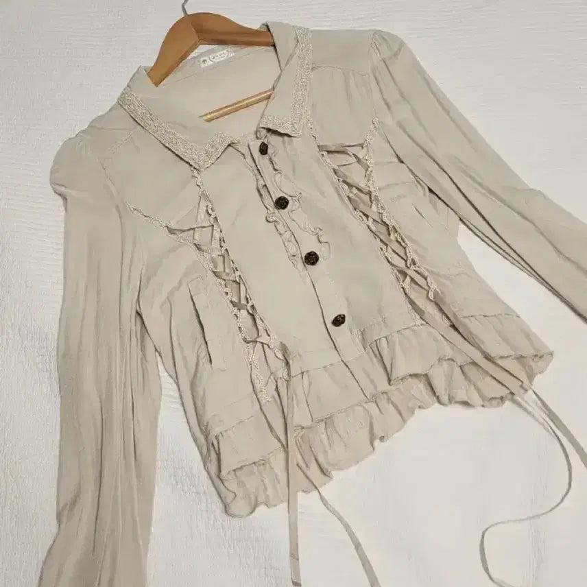 [BUNJANG] Vintage AXIS-FARM Blouse Shirt / 빈티지 엑시즈팜 블라우스