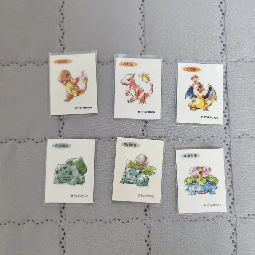 [BUNJANG] Pokemon 30th Anniversary Original Artwork Charizard Venusaur Bundle Set / 포켓몬 30주년 오리지널 아트웍 리자몽 이상해꽃세트 일괄