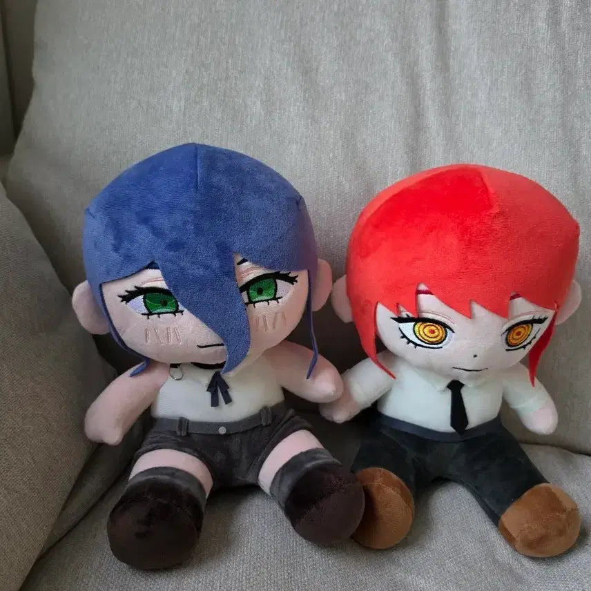[BUNJANG] Chainsaw Man Denji &amp; Makima Plush Bundle / 체인소맨 레제 마키마 인형 일괄